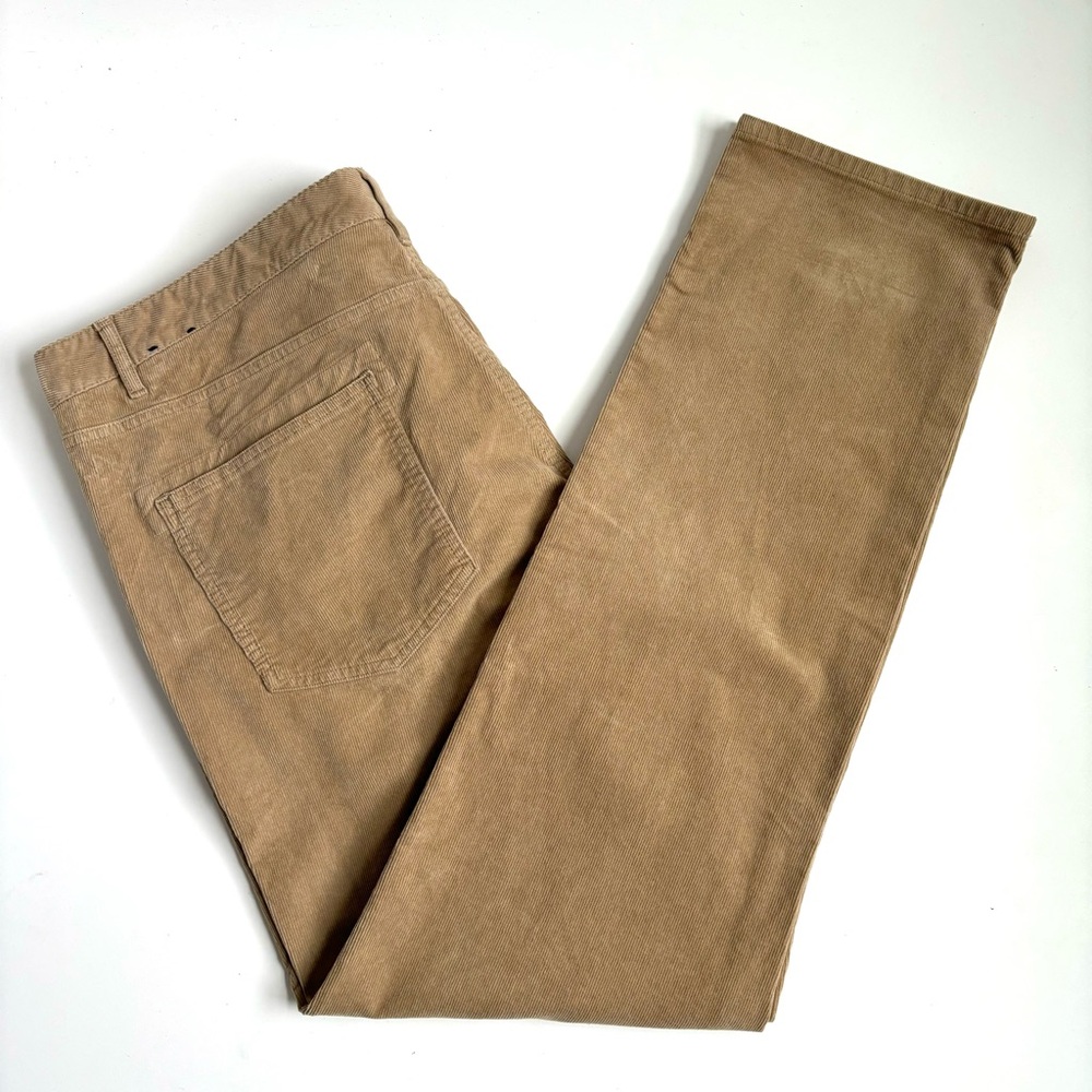 Faherty Stretch Terry Corduroy 5-Pocket Pant In Barley Tan Size 40 - Picture 17 of 17